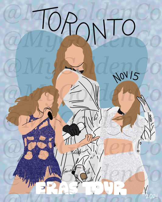 Toronto Nov 15 Glossy Poster