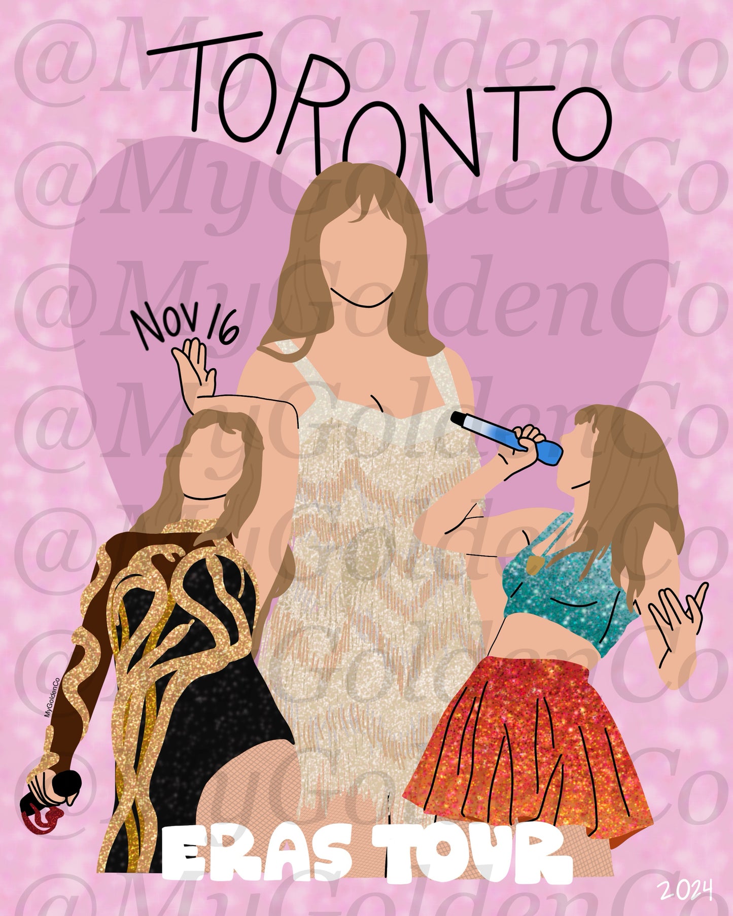 Toronto Nov 16 Glossy Poster