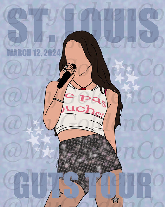 St. Louis Olivia Glossy Poster