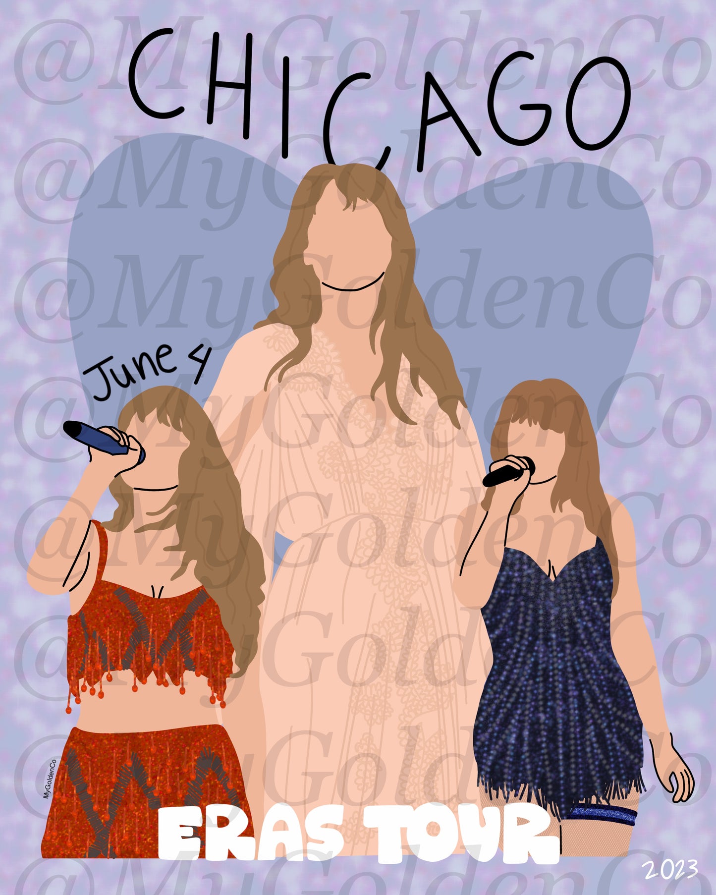 Chicago June 4 Glossy Poster