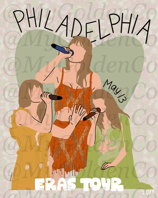 Philadelphia May 13 Glossy Poster