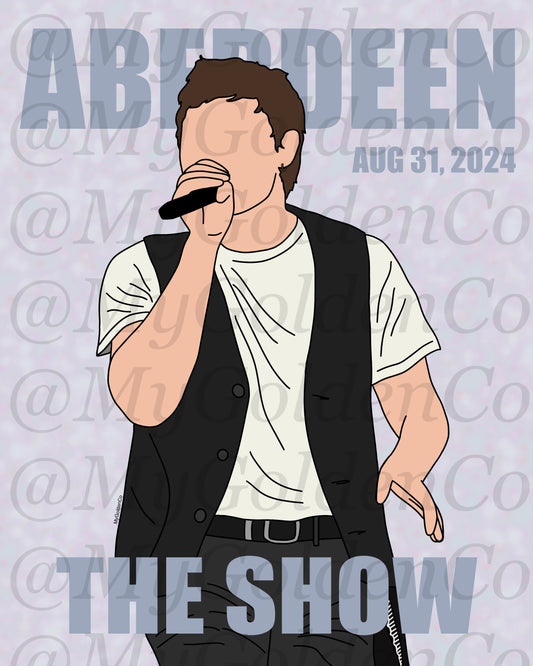 Aberdeen Niall Glossy Poster