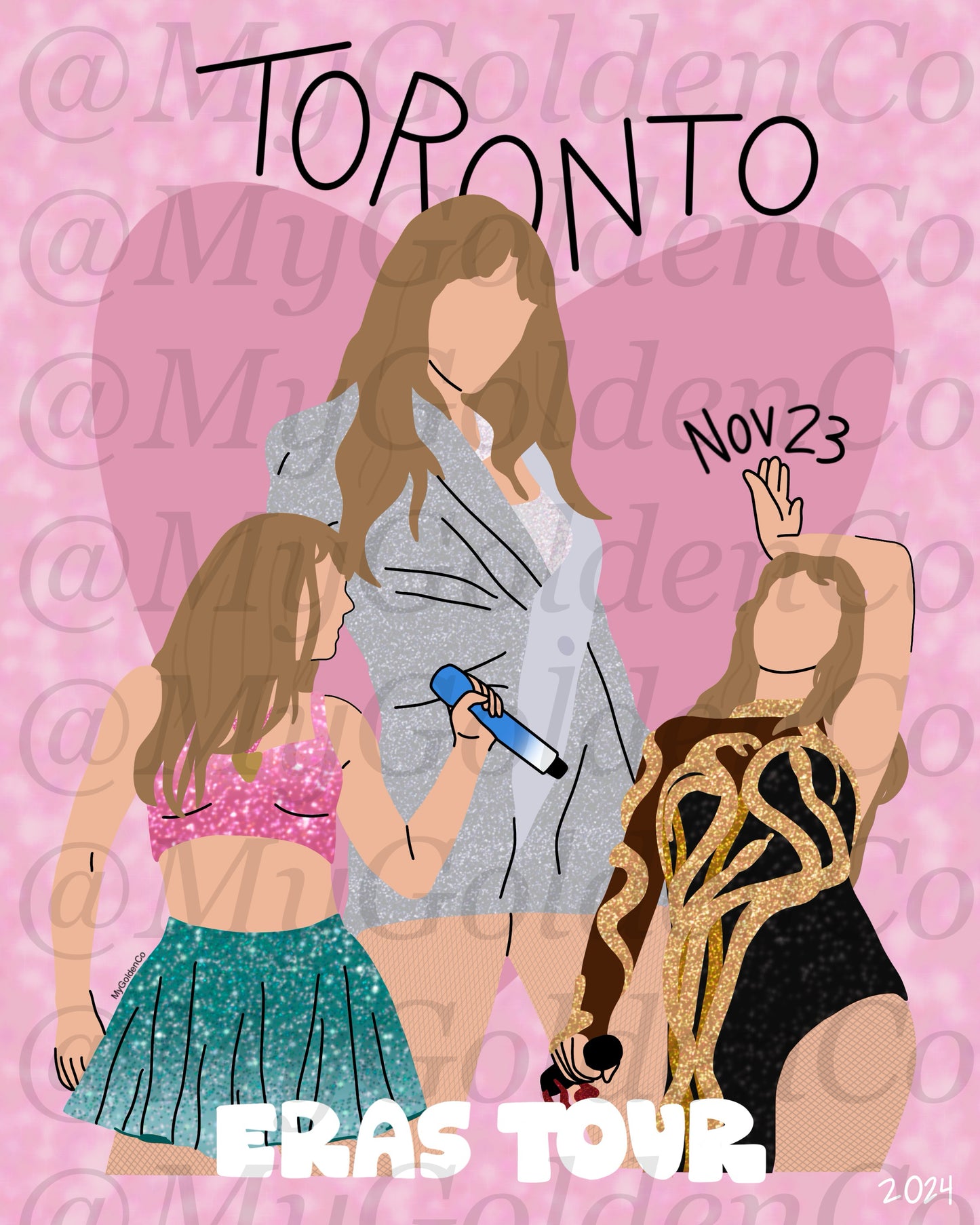 Toronto Nov 23 Glossy Poster
