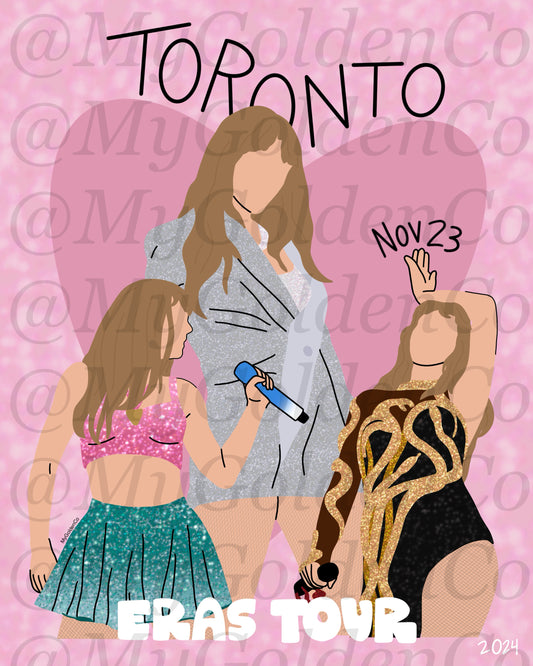 Toronto Nov 23 Glossy Poster