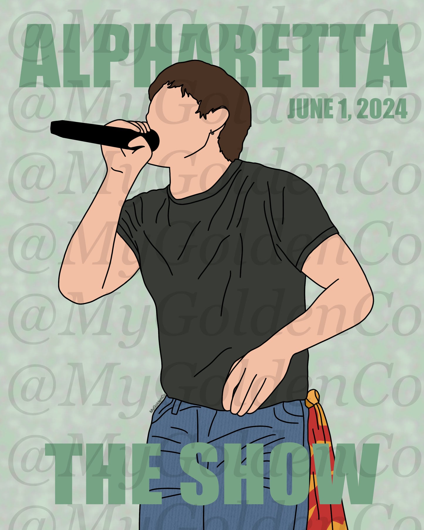 Alpharetta Niall Glossy Poster