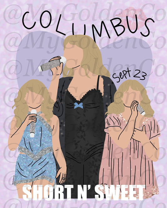 Columbus Sabrina Glossy Poster