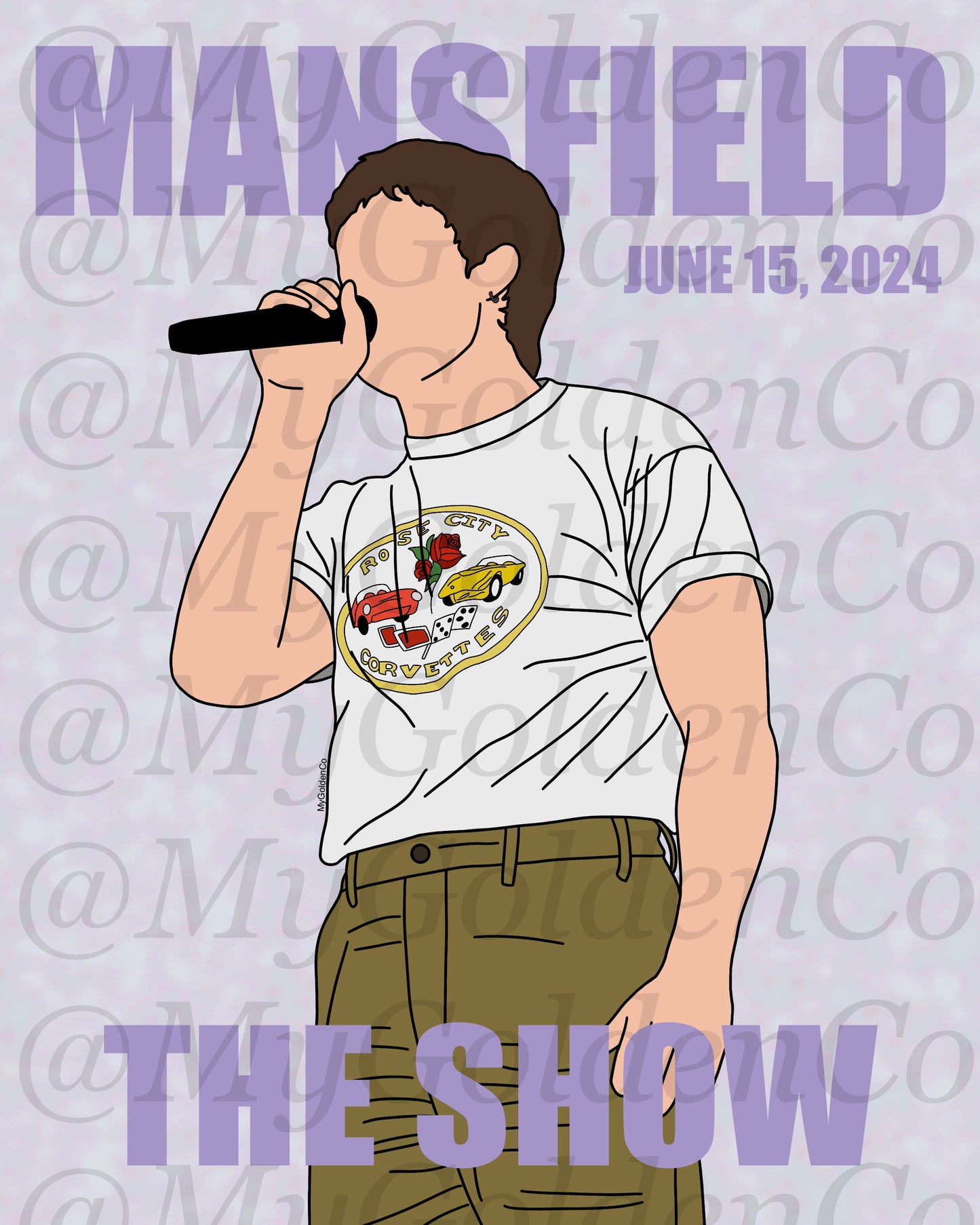 Mansfield Niall Glossy Poster