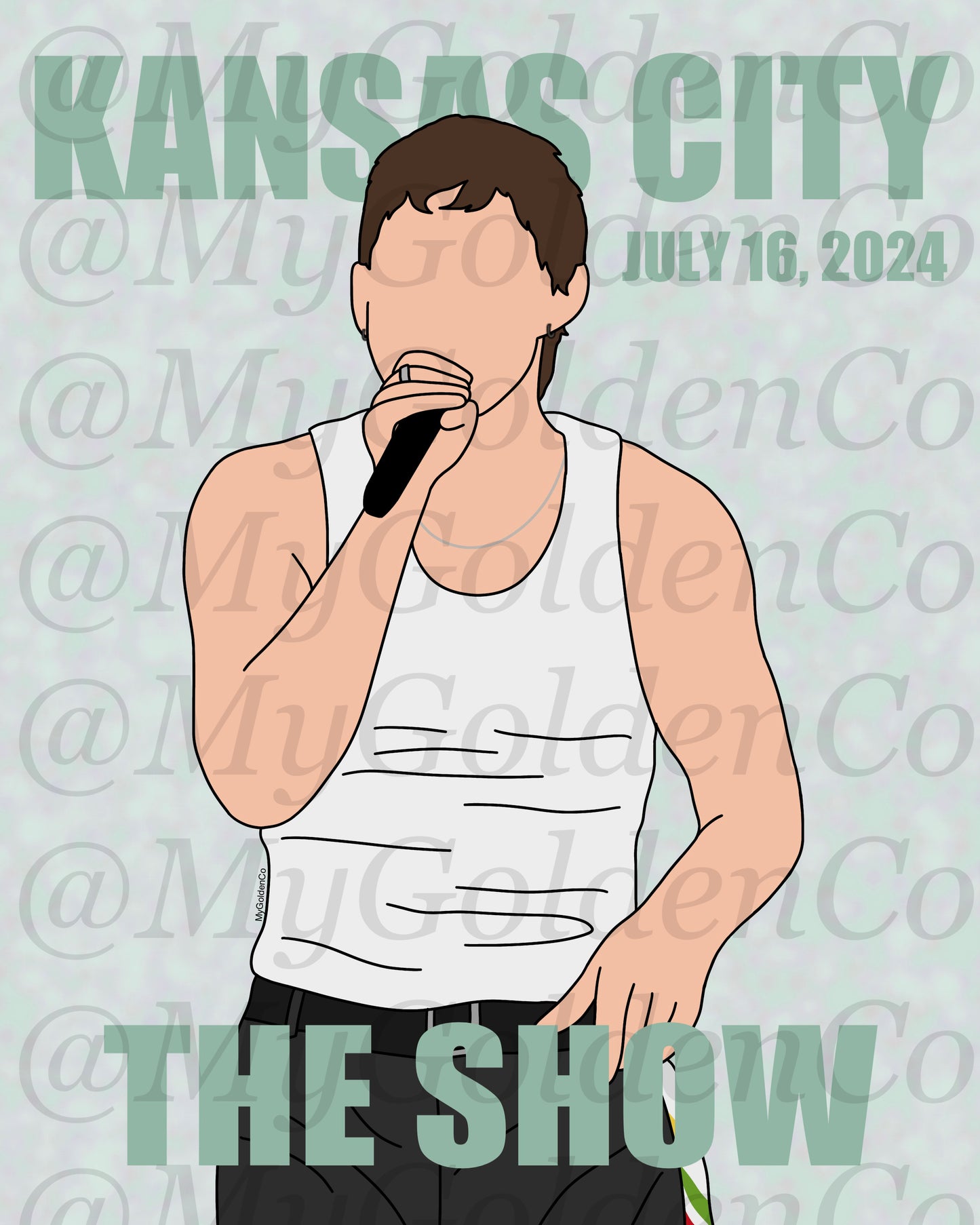 Kansas City Niall Glossy Poster