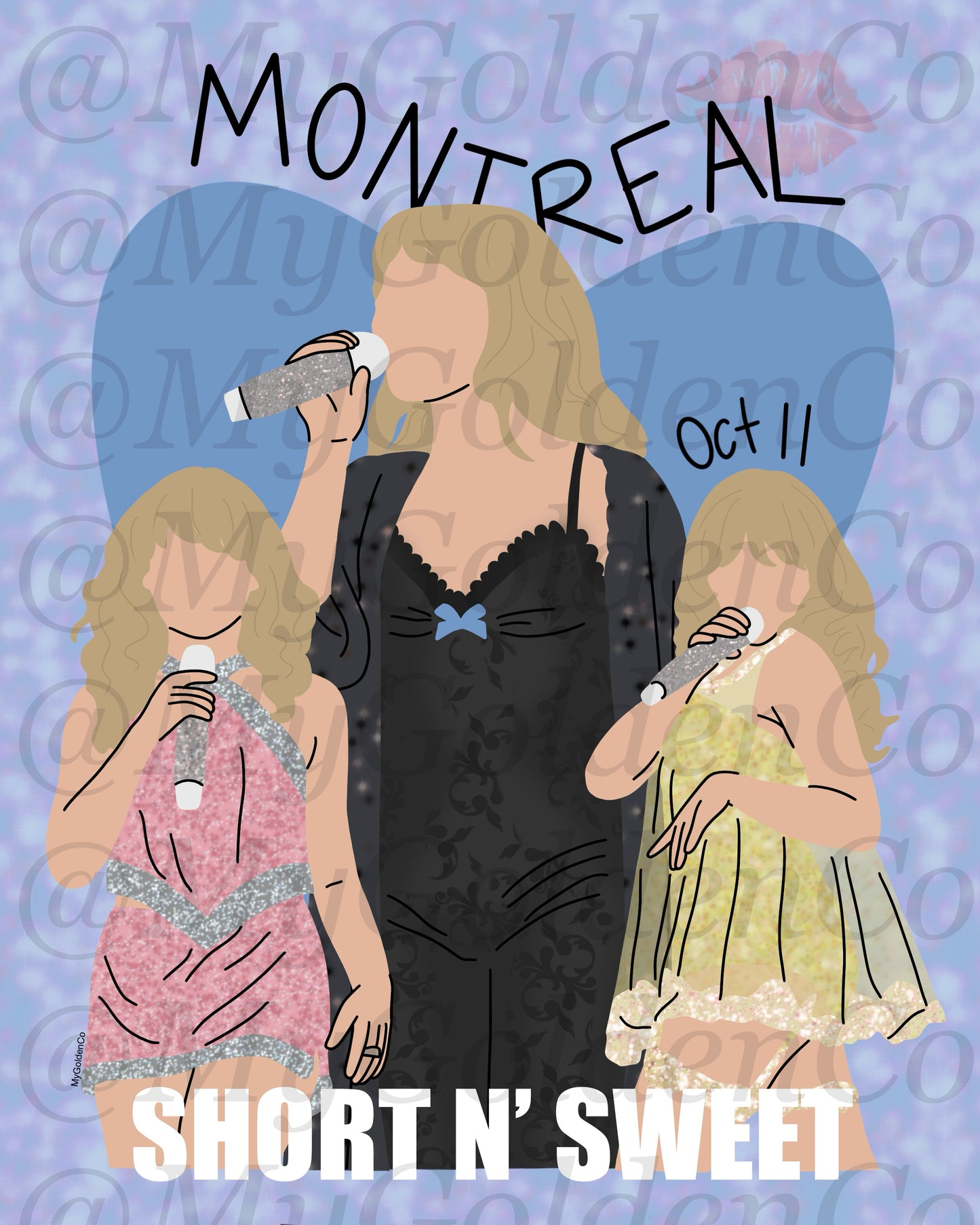 Montreal Sabrina Glossy Poster