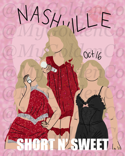 Nashville Sabrina Glossy Poster