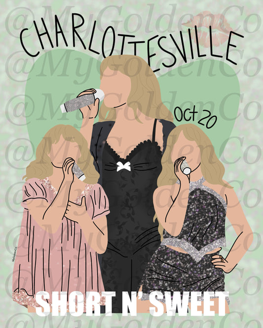 Charlottesville Sabrina Glossy Poster