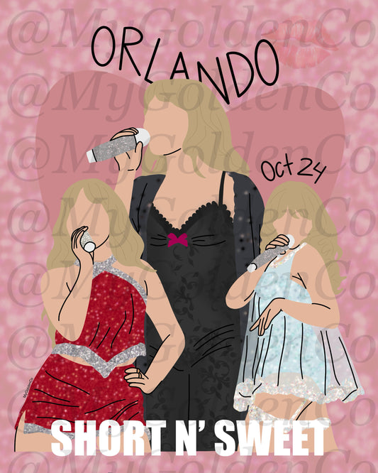 Orlando Sabrina Glossy Poster