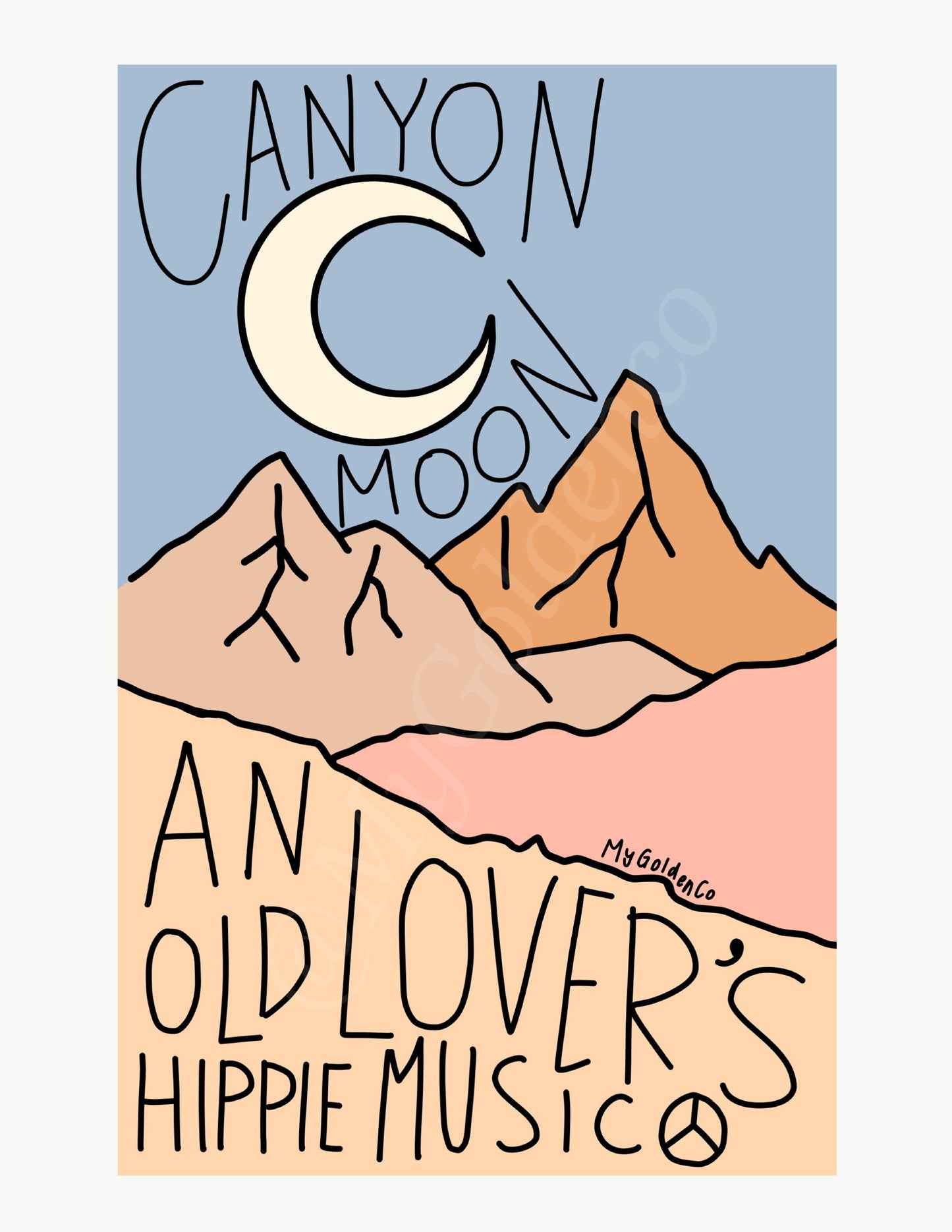 Canyon Moon Poster