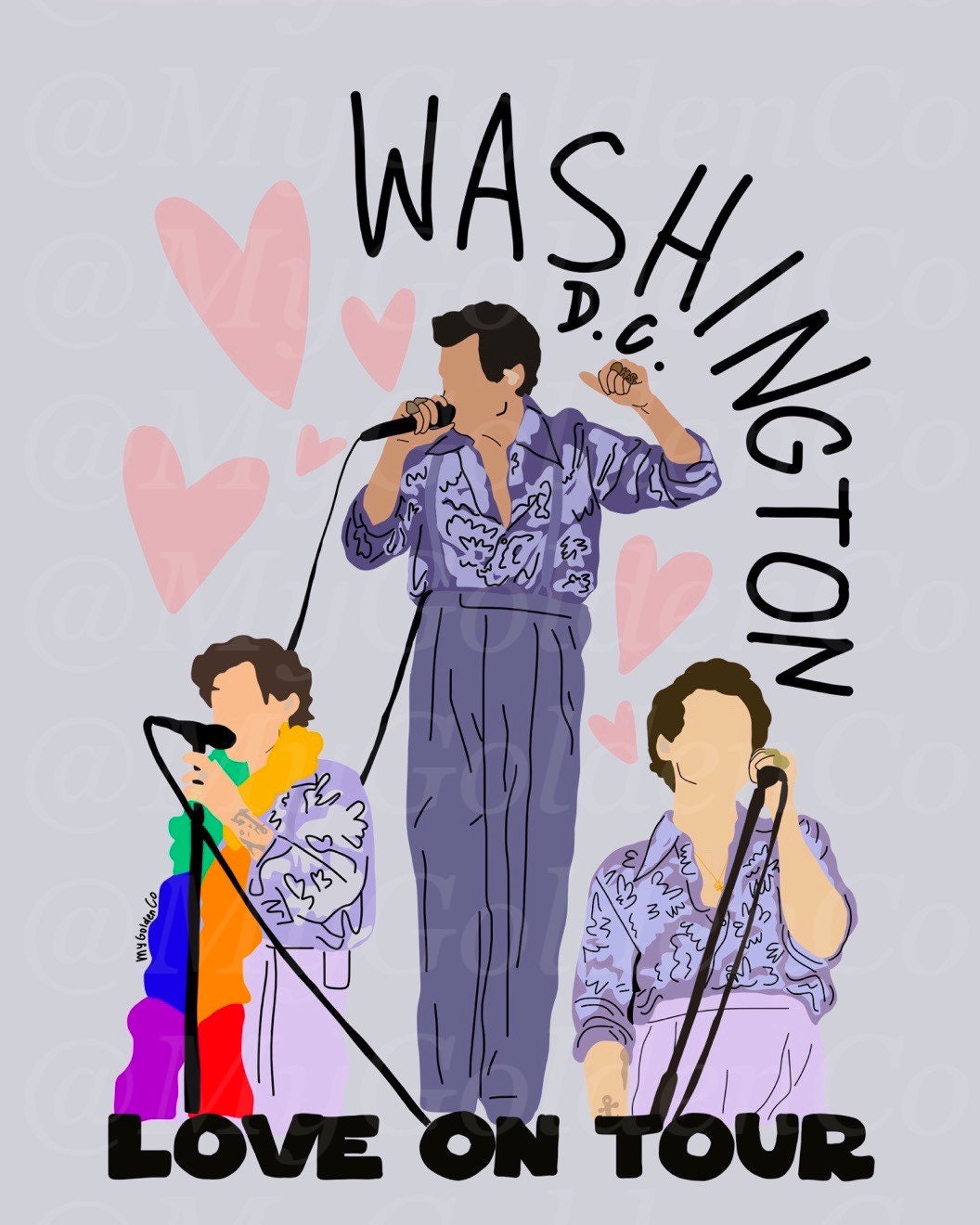 Washington DC Glossy Poster