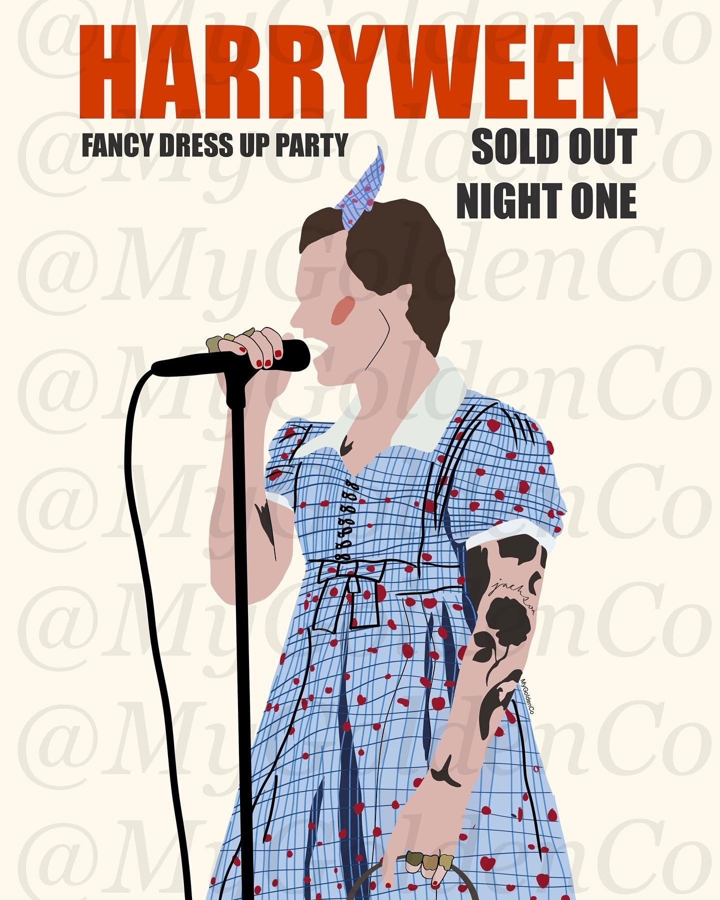 Harryween Night 1 Glossy Posters