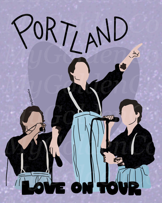 Portland Glossy Poster