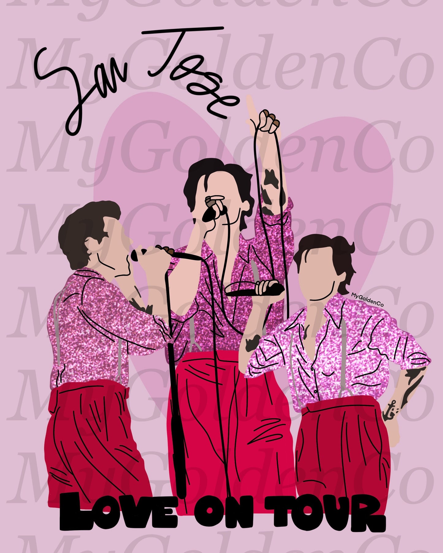 San Jose Glossy Poster