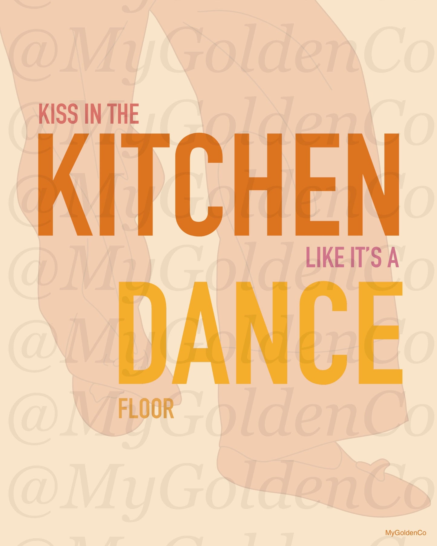 Dance Floor Glossy Poster