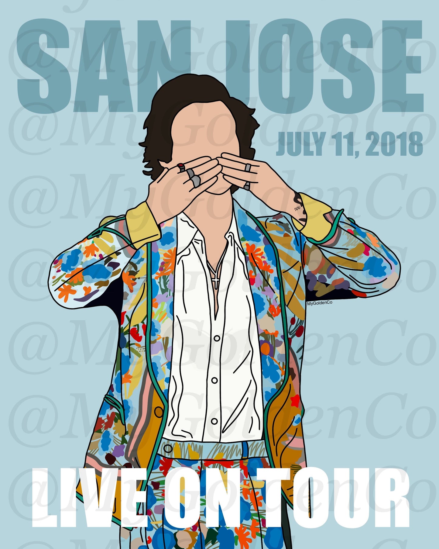 San Jose 2018 Glossy Poster