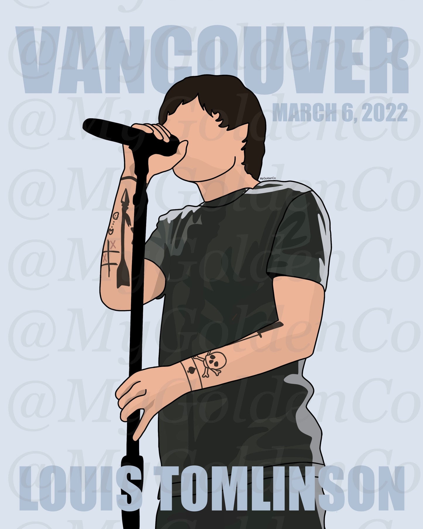 Vancouver LT World Tour Glossy Poster