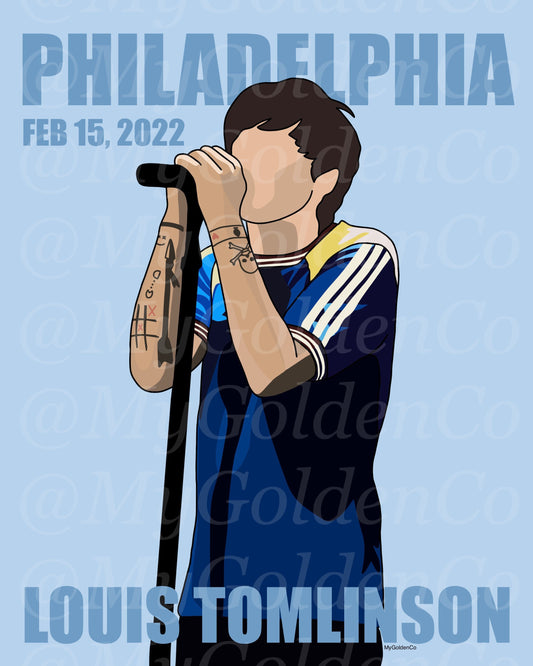 Philadelphia LT World Tour Glossy Poster