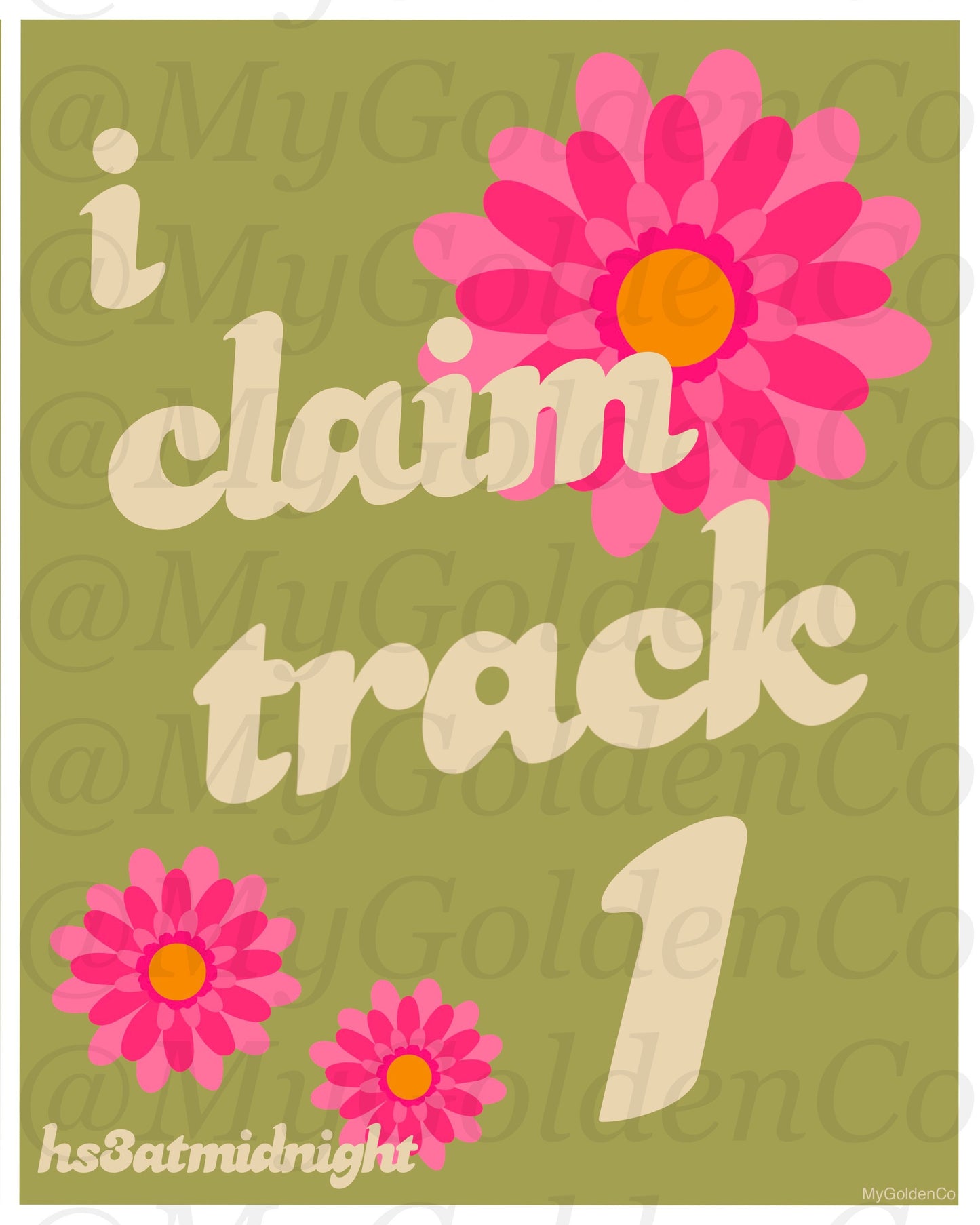 I Claim Tracks 1-5 HS3 Glossy Posters