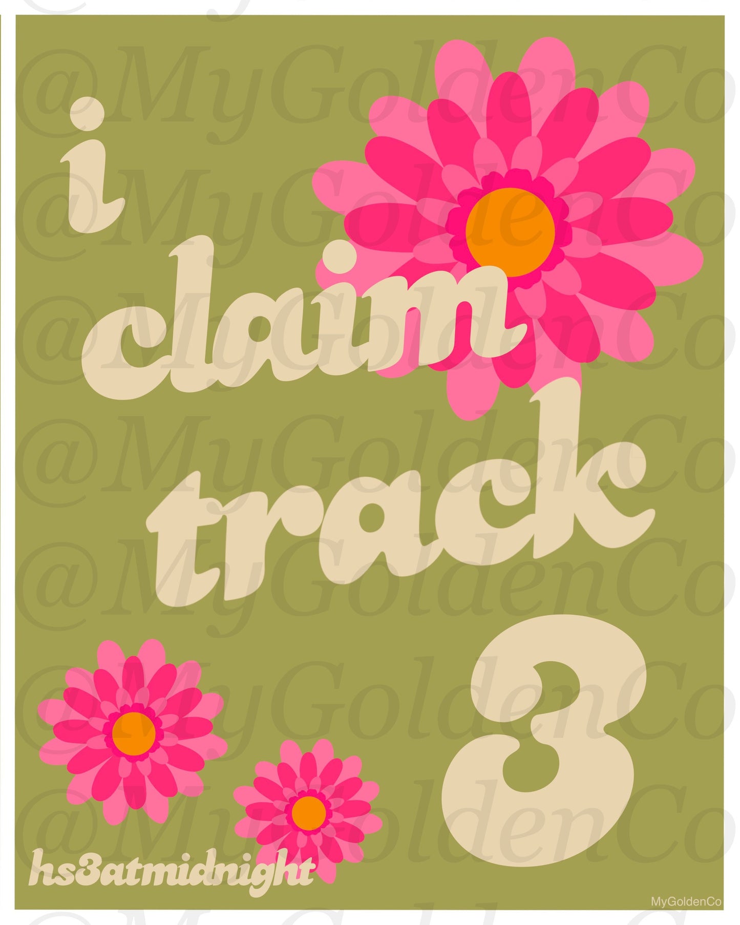 I Claim Tracks 1-5 HS3 Glossy Posters