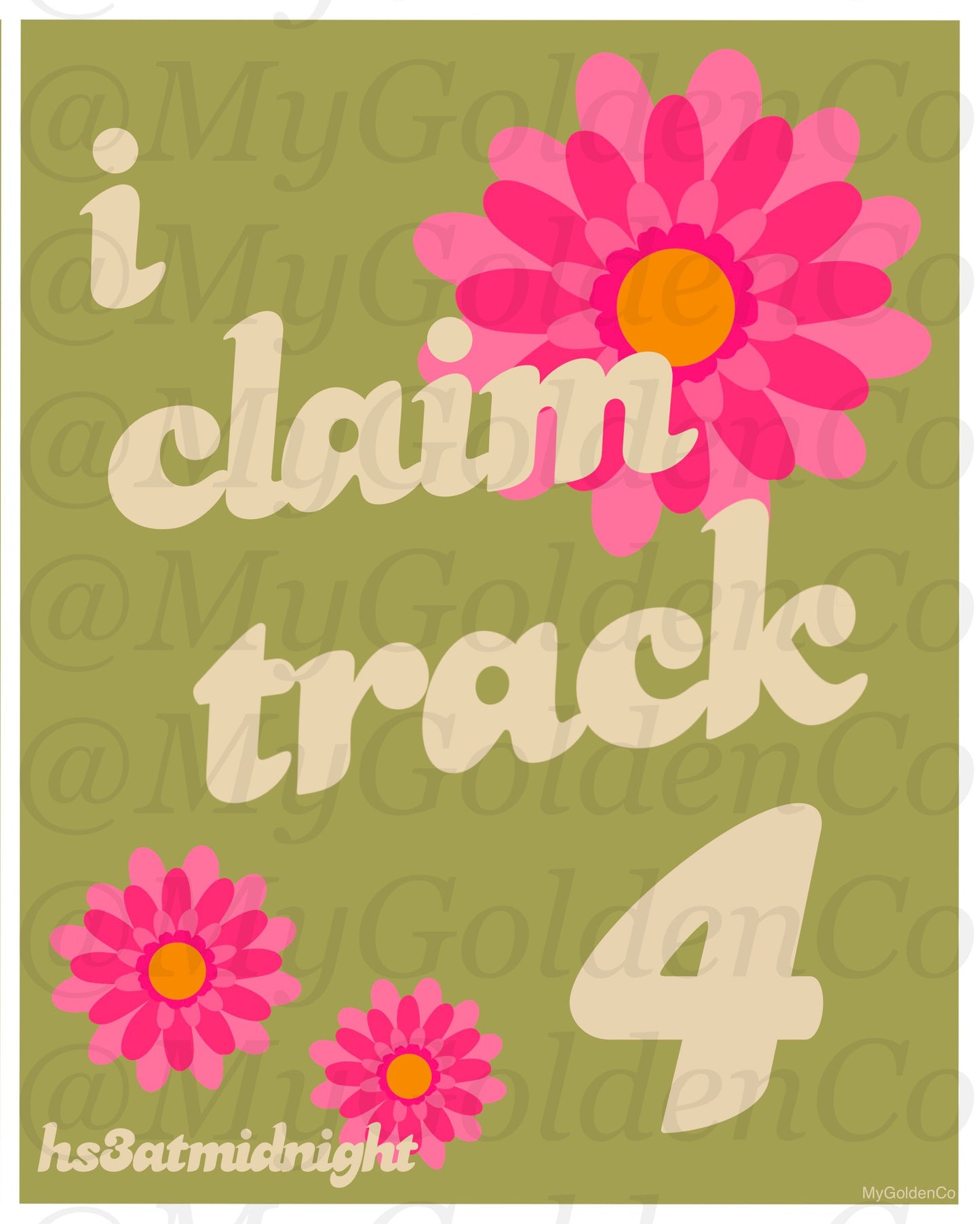 I Claim Tracks 1-5 HS3 Glossy Posters