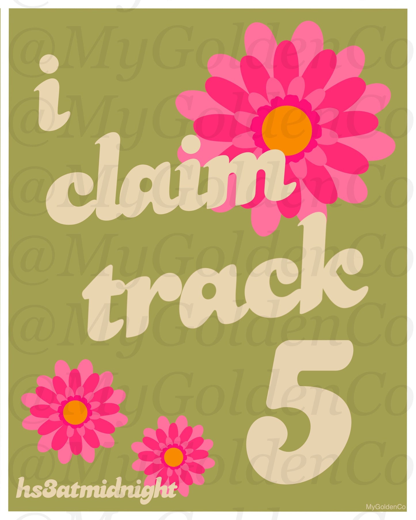 I Claim Tracks 1-5 HS3 Glossy Posters