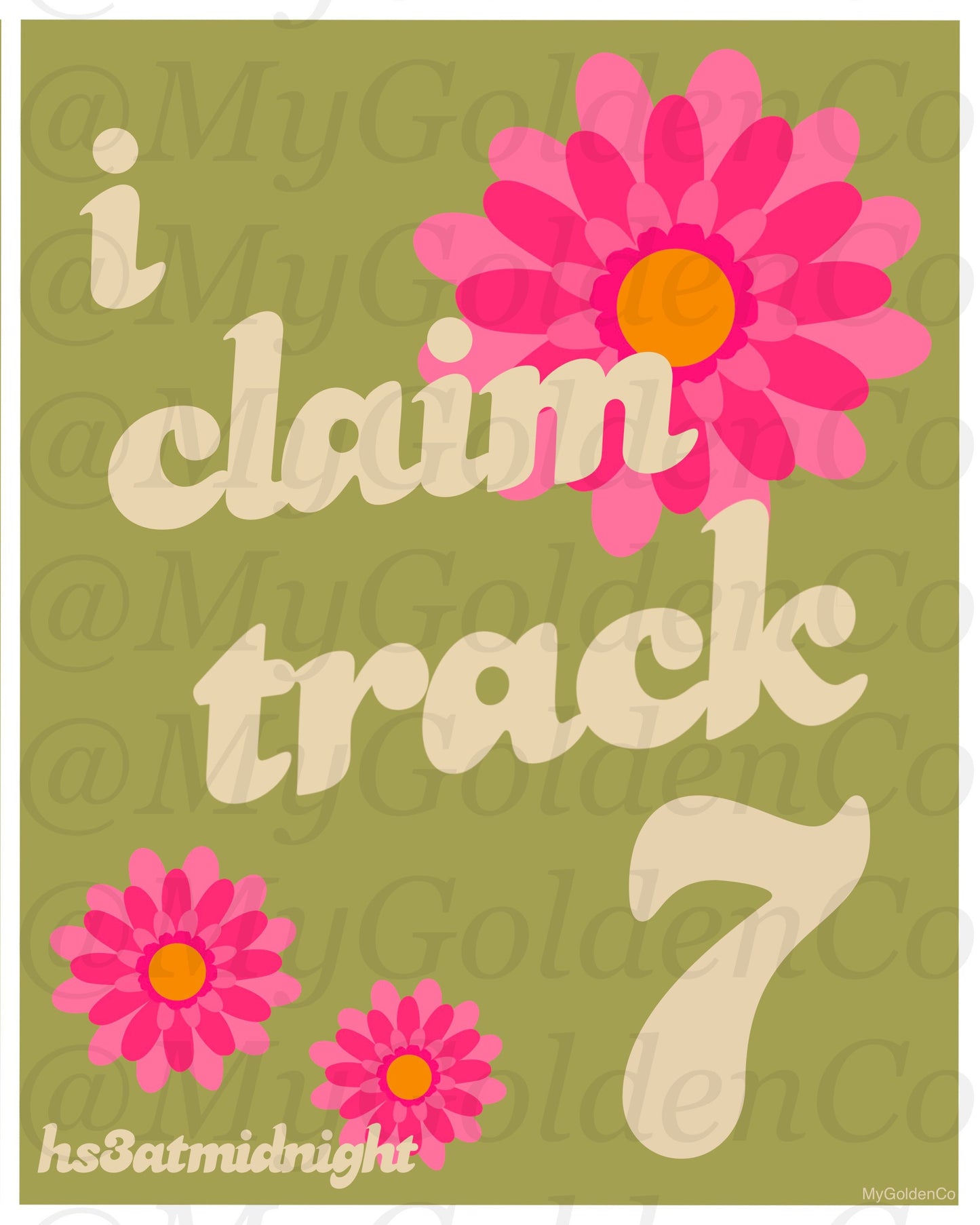 I Claim Tracks 6-10 HS3 Glossy Posters
