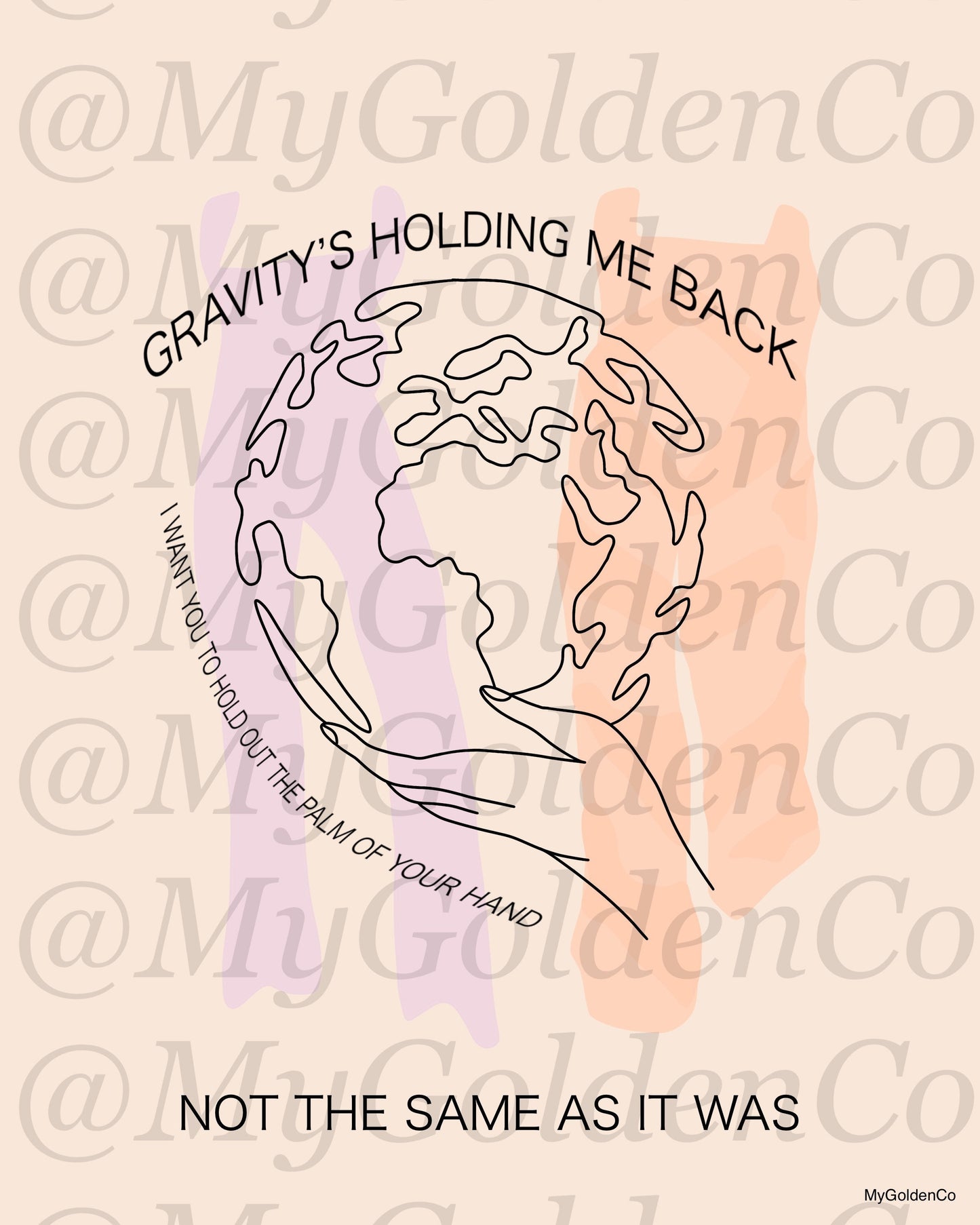 Gravity’s Holding Me Back Glossy Poster