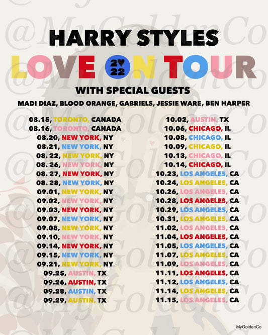 Dates (NA RESIDENCIES) Glossy Poster