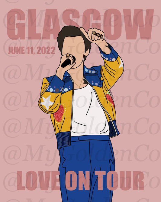 Glasgow Glossy Poster