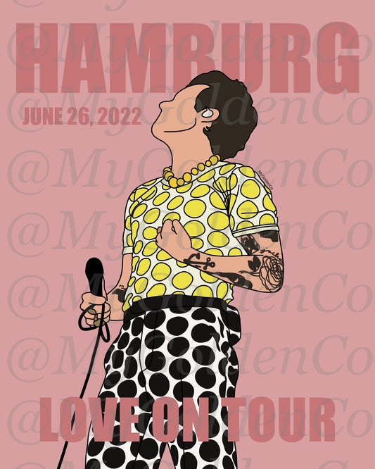 Hamburg June 26 Glossy Poster