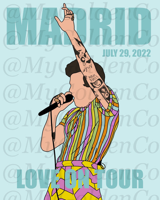 Madrid Glossy Poster