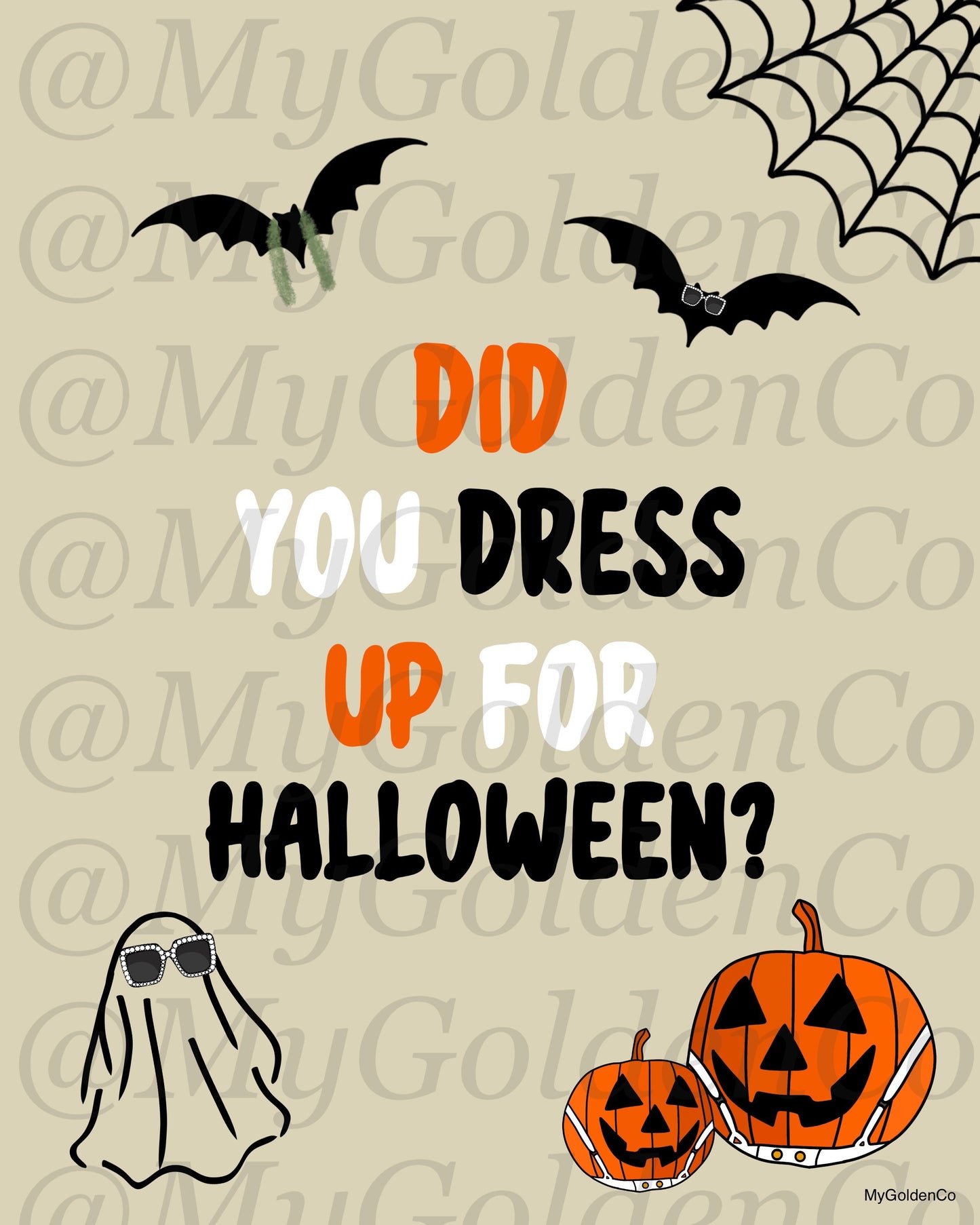 Exclusive Dress Up For Halloween Glossy Poster