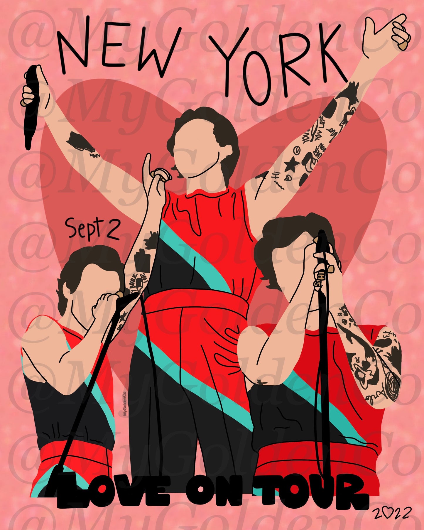 New York City Sept 2 Glossy Poster