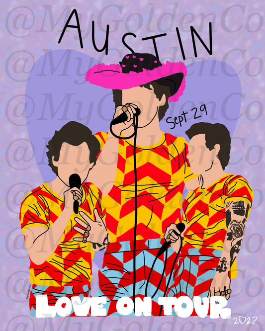 Austin Sept 29 Glossy Poster