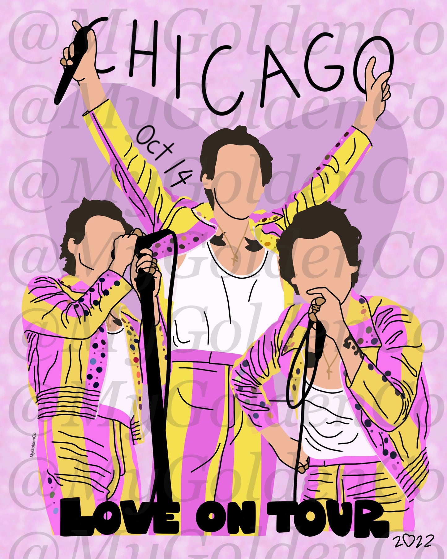 Chicago Oct 14 Glossy Poster