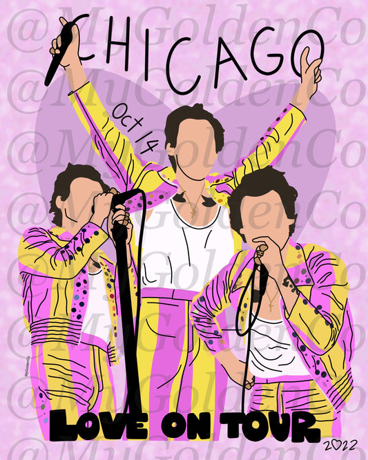 Chicago Oct 14 Glossy Poster