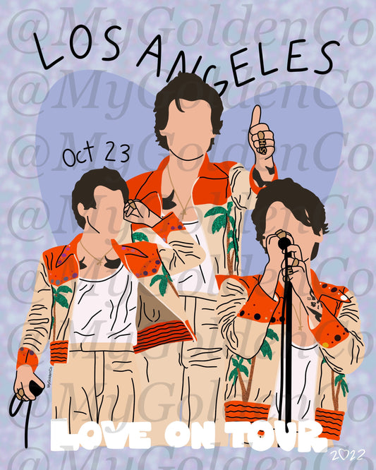 Los Angeles Oct 23 Glossy Poster