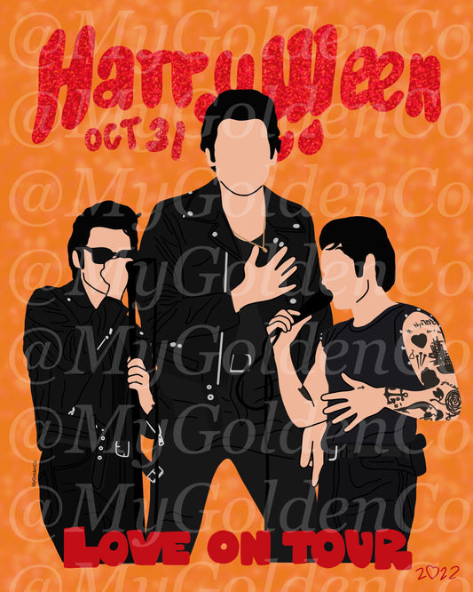 Los Angeles Oct 31 Glossy Poster