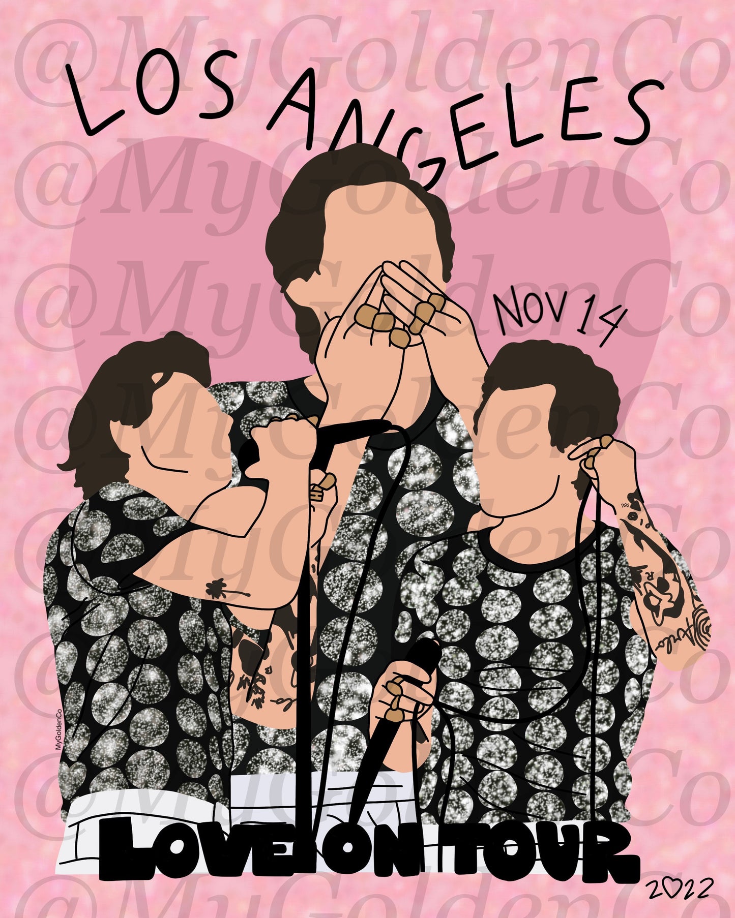 Los Angeles Nov 14 Glossy Poster