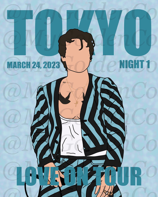 Tokyo Night 1 Glossy Poster