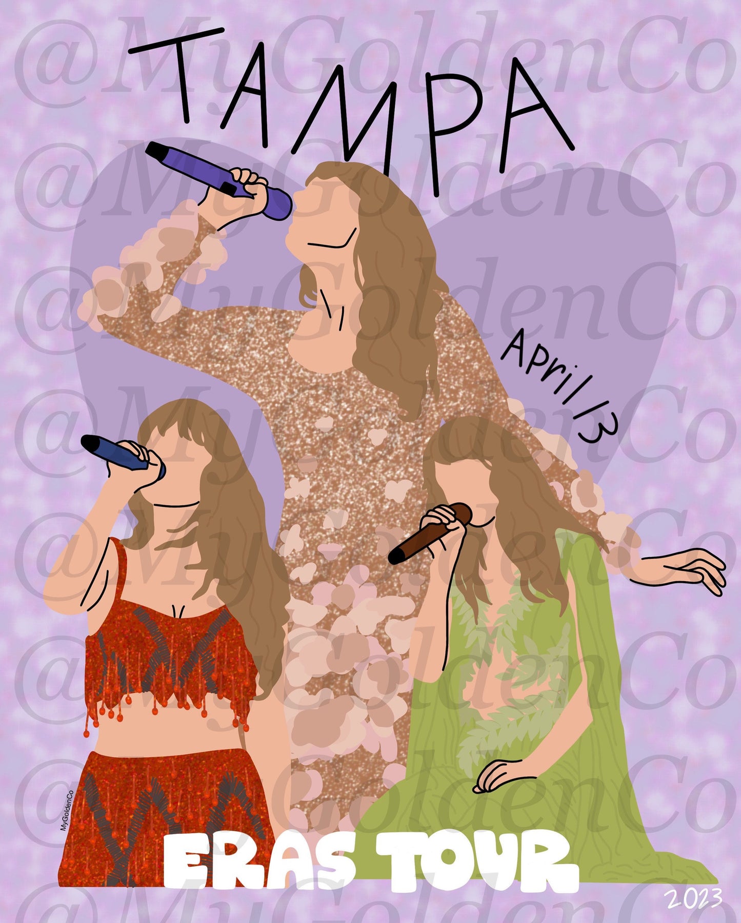 Tampa Apr 13 Glossy Poster