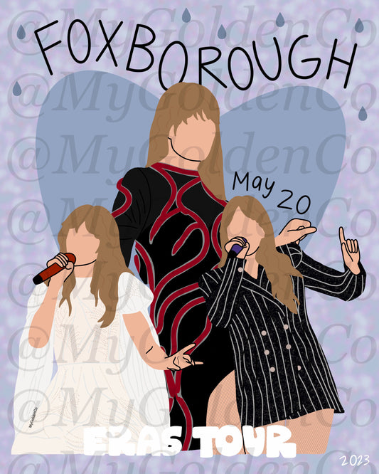 Foxborough May 20 Glossy Poster