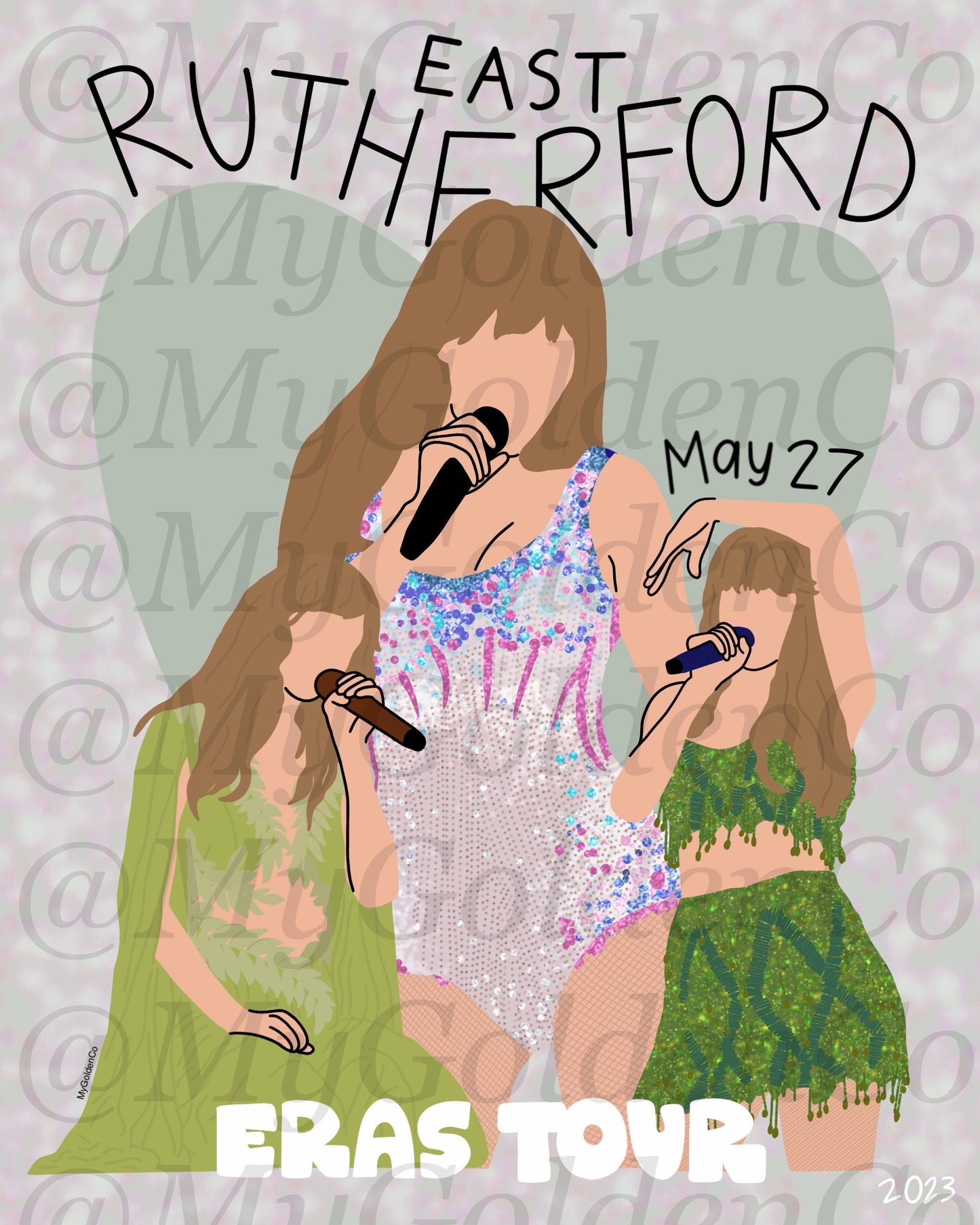 East Rutherford May 27 Glossy Poster