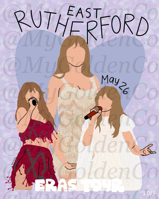 East Rutherford May 26 Glossy Poster