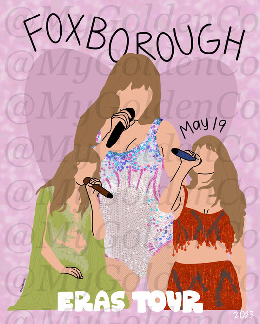 Foxborough May 19 Glossy Poster