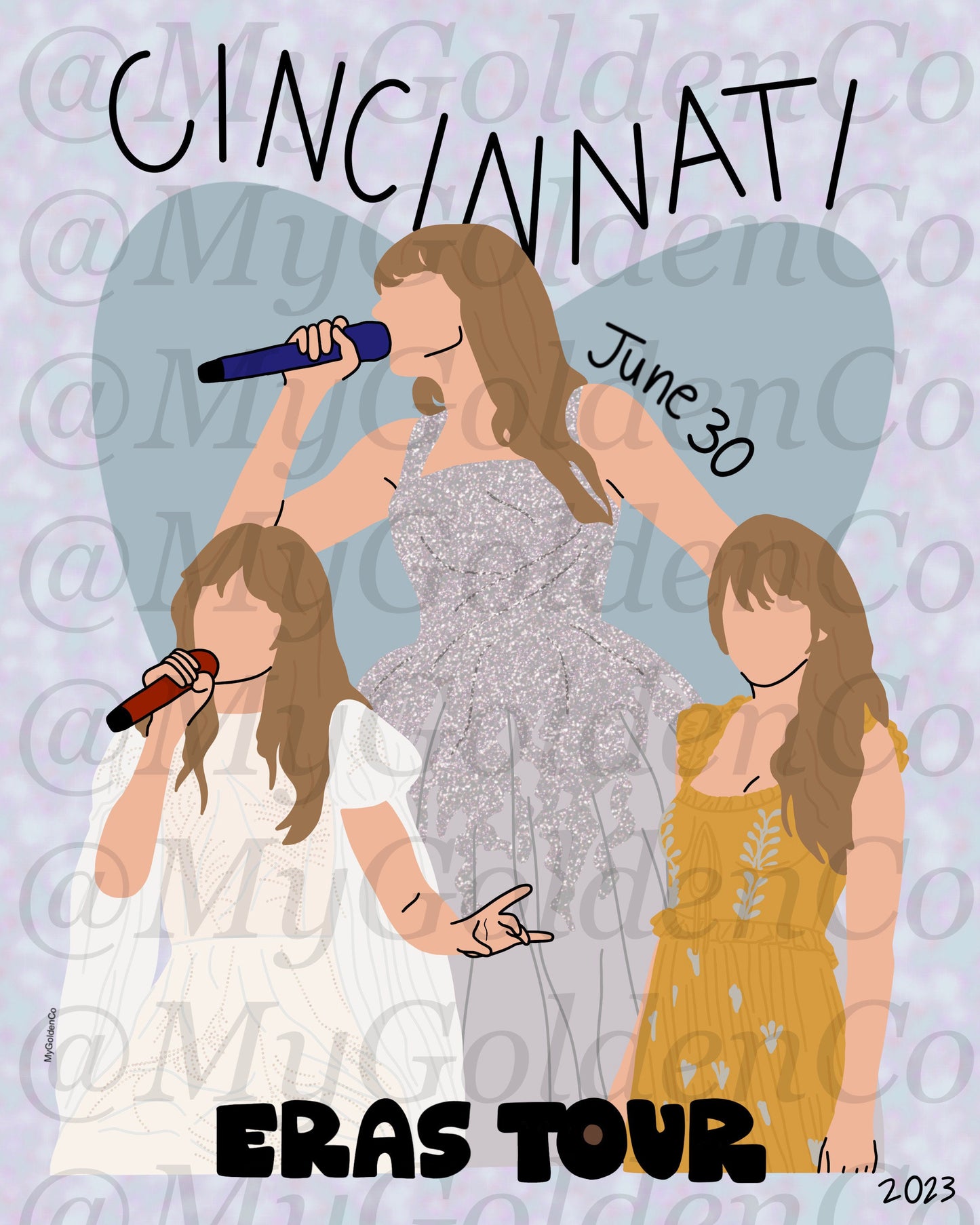 Cincinnati June 30 Glossy Poster